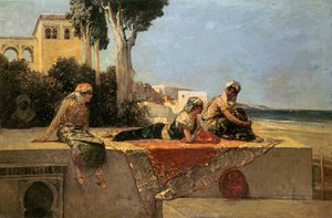 A teraszon alkotó: Jean Joseph Benjamin Constant