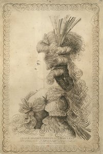 Marie Antoinette 1755-1793, osztrák főhercegnő és királyné portréja..., 1787. alkotó: Jean Joseph Bernard