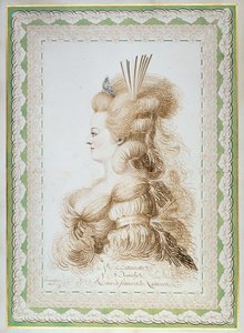 Marie Antoinette 1755-1793, osztrák főhercegnő és francia királynő portréja..., 1780. alkotó: Jean Joseph Bernard