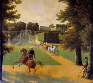 Séta a Szent Felhő parkjában Joseph Bidault (1758-1846) 1808 Párizs, Musee Marmottan