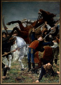 Francia forradalom: „Joseph Bara (1779-1793) halála” Joseph Bara vagy Barra (1780-1793) a francia forradalom hős gyermeke volt, aki Vendee-ben harcolt a Köztársaságért. Jean Joseph Weerts (1849-1927) festménye 1883 V. 3,50 x 2,50 m Párizs, Muse d
