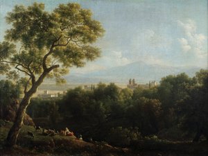 Frascati látképe, 1820