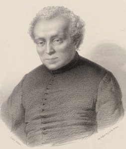 Louis Lambillotte zeneszerző portréja 1797-1855. alkotó: Jean-Julien Jacott