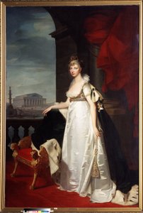 Erzsébet Alekszejevna császárné portréja (Elizabeth Alexeievna, Louise Augusta badeni vagy badeni hercegnő