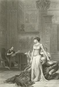 Kleopátra és Caesar (metszet)