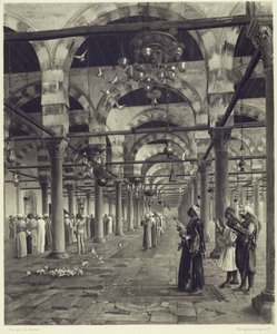 Nyilvános ima az Amron mecsetben, „Jean-Leon Gerome műveinek gyűjteménye 100 fotógravírban”