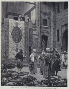 A szőnyegkereskedő (litho)