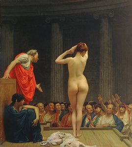 Egy római rabszolgapiac alkotó: Jean Leon Gerome