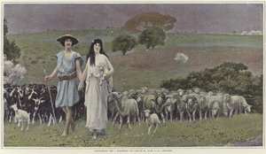 Daphnis és Chloe Jean Leon Gerome-tól alkotó: Jean Leon Gerome