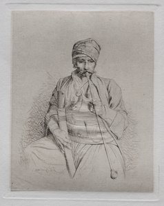 Egyiptomi dohányos alkotó: Jean Leon Gerome