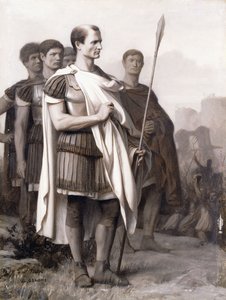 Julius Caesar és munkatársai, alkotó: Jean Leon Gerome