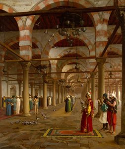 Imádság a mecsetben, 1871. alkotó: Jean Leon Gerome