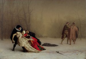 Párbaj az álarcos után alkotó: Jean Leon Gerome