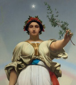 Gerome Jean Leon (1824 - 1904) A Köztársaság (allegória - 1848); Lilas városháza alkotó: Jean Leon Gerome