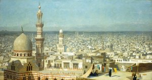 Kilátás Kairóra, alkotó: Jean Leon Gerome