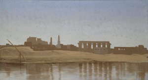 Kilátás a Nílusra Luxorban, 1857 alkotó: Jean Leon Gerome