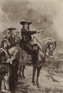 Marlborough Blenheimben (fénynyomat) alkotó: Jean Leon Gerome Ferris