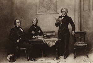Webster, Clay és Calhoun (fénynyomat)