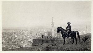 Bonaparte tábornok Kairóban, Jean-Leon Gerome műveinek gyűjteményéből 100 fotogravírban, 1881 (fotogravír) alkotó: Jean Leon after Gerome