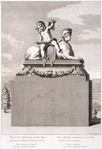 Szfinx alakja Versailles-ban, 1676