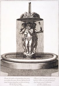 Louis Lerambert szökőkútja Versailles-ban, 1673 alkotó: Jean Lepautre