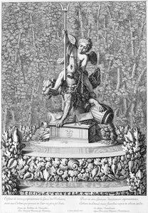 Szökőkút a gazdagság géniuszával, Versailles, 1676