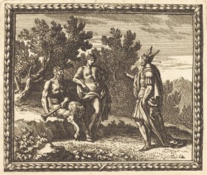 Midas Apollo és Pan alkotó: Jean Lepautre