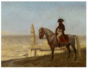 Bonaparte tábornok Kairóban, vázlat alkotó: Jean Leon Gerome