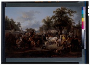 A falusi vásár alkotó: Jean Louis (1744 1829) De Marne