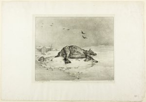 Halott ló alkotó: Jean Louis André Théodore Géricault