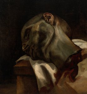 Egy guillotineozott ember feje alkotó: Jean Louis André Théodore Géricault