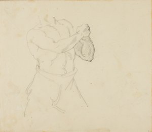 Egy boxer törzse alkotó: Jean Louis André Théodore Géricault