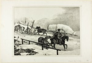 Szekér emelkedik a lejtőn alkotó: Jean Louis André Théodore Géricault