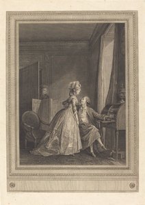 Vonzó ajánlatok alkotó: Jean Louis Delignon after Nicolas Lavreince