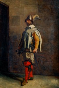 Egy hugenotta, 19. század. alkotó: Jean-Louis Ernest Meissonier