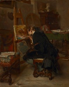 Egy festő, 1855 alkotó: Jean Louis Ernest Meissonier