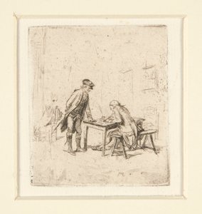 a The Report b Harlequin alkotó: Jean-Louis Ernest Meissonier