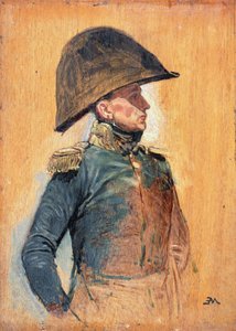 A General Officer (oil on panel) alkotó: Jean Louis Ernest Meissonnier