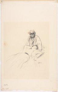 Ein Idyll, letztes Viertel 1800er oder erstes Drittel 1900er von Jean Louis Forain