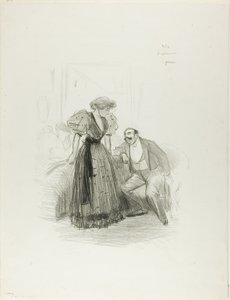 Egy esti bulin alkotó: Jean-Louis Forain