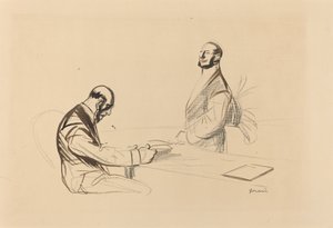 Bei der Konferenz von Jean Louis Forain