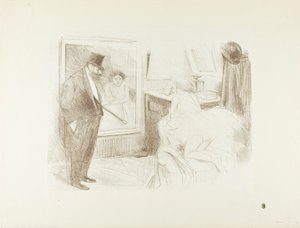 Ankleidezimmer der Tänzerin, Zweite Platte von Jean-Louis Forain