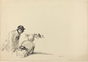 Német Advance, c. 19141919. alkotó: Jean Louis Forain