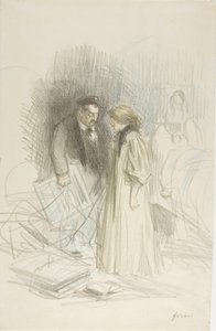 Nem merem levenni őket... túlságosan fájna neki. alkotó: Jean-Louis Forain