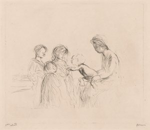 Madonna és a gyerekek alkotó: Jean-Louis Forain