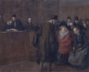 Bírósági jelenet alkotó: Jean Louis Forain