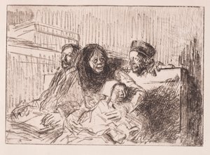 Tanúk a tárgyaláson alkotó: Jean-Louis Forain