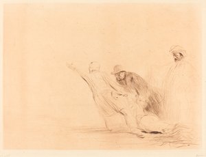 A házasságtörőnő (harmadik tányér alkotó: Jean Louis Forain