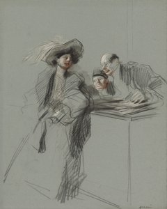 Az ügyfél alkotó: Jean-Louis Forain