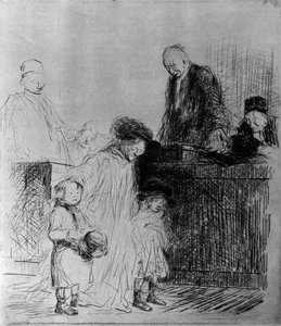 A közönség kilépése, 1925. alkotó: Jean Louis Forain